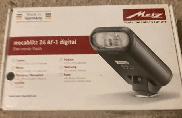 Metz mecablitz 26 AF-1 digital. Electronic flash. For Olympus/Panasonic