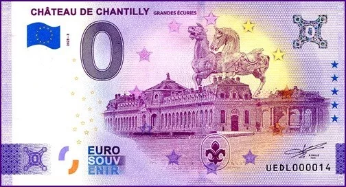 ***N°14***  Tres Petit Numero / Billet 0 € / 0 € Souvenir Schein / Uedl2023-3