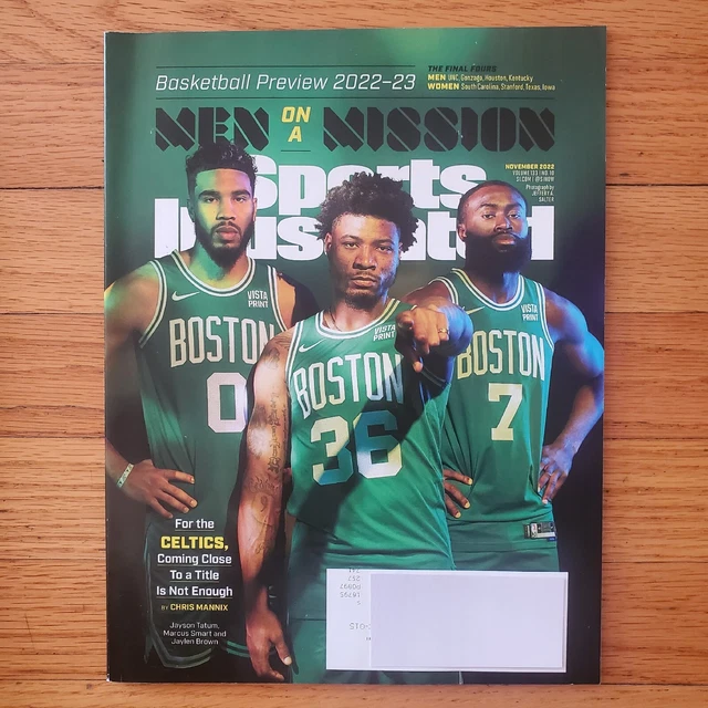 SPORTS ILLUSTRATED NOVEMBER 2022 Jayson Tatum Jaylen Brown Smart Boston