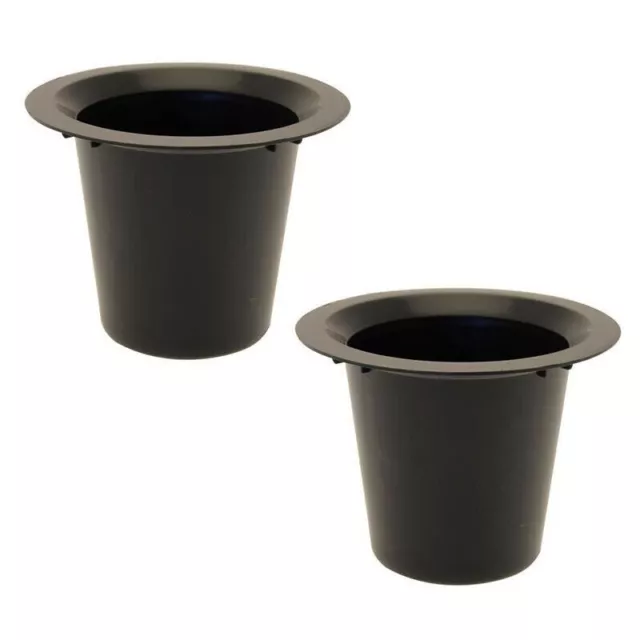 Contenitore di ricambio vasi neri commemorativi tomba fiori base vaso cimitero
