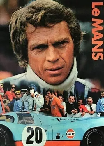 toile tableaux   le mans Steve McQueen   30x45cm