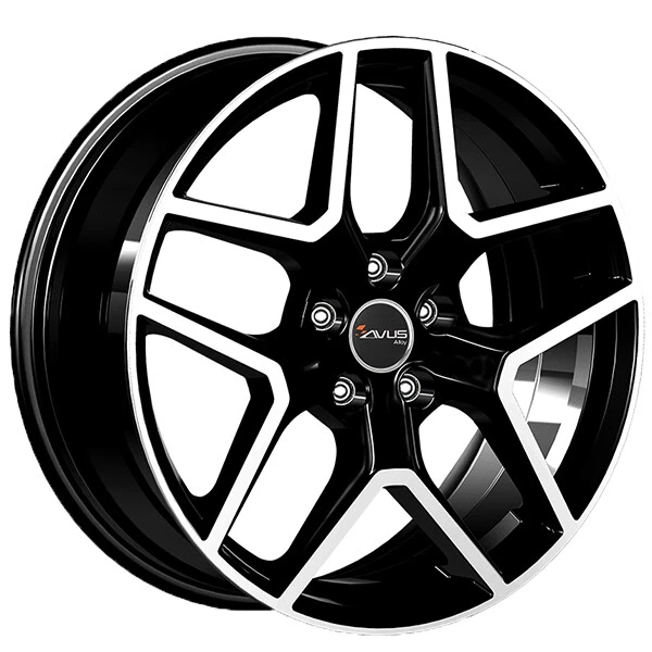Jantes AVUS AC-521 Pour Audi S6 - 8.5x19 5x112 Noir Poli - Neuf