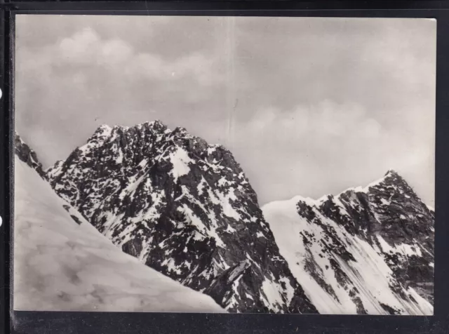 Cartolina Monte Rosa La Dufour e la Nordend ANIMATA AH1513