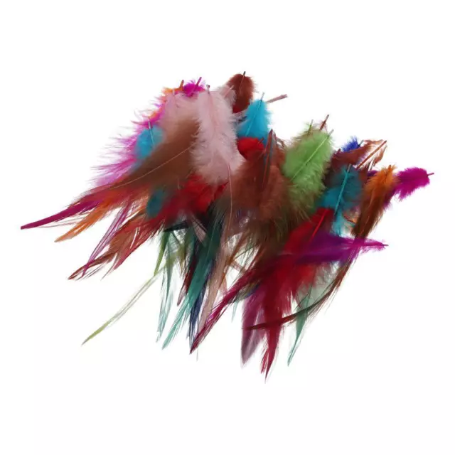 Feather Saddle Hackle Rooster Feather  DIY Crafts