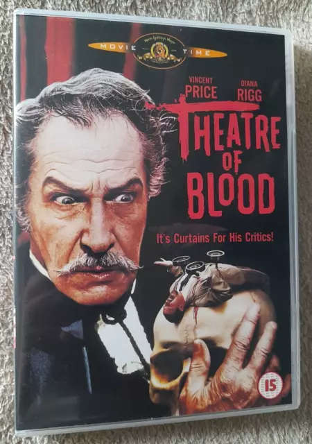 THEATRE OF BLOOD (1973) Vincent Price horror film. region 2 UK DVD - EXCEL CON