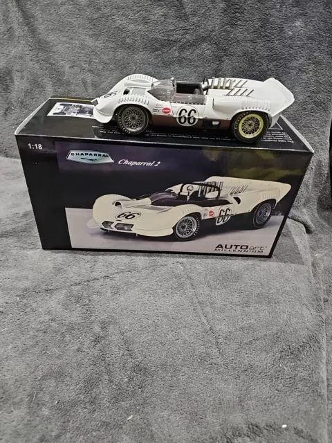 MODELO CHAPARRAL 2 Sport, 1965, #66, Jim Hall, AutoART Millenium, 1/18