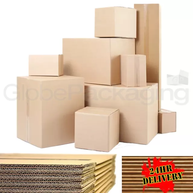 Single & Double Wall Cardboard Postal Removal Moving Boxes - All Sizes / Qty's