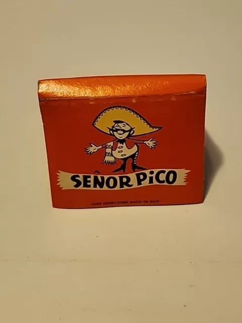 Senor Pico Restaurant, San Francisco, CA, Matchbook W/ Matches