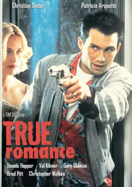 TRUE ROMANCE Movie POSTER PRINT A5 A2 Tarantino Cult Cinema 90s Film Wall Art