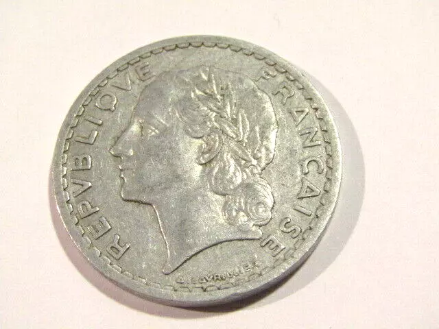 France 1945 5 Francs Coin