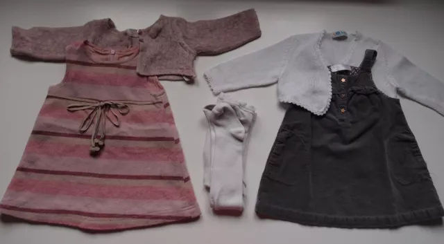 Lote invierno niña  6-9 meses: vestidos Zara y chaquetas. COMBINO ENVÍOS