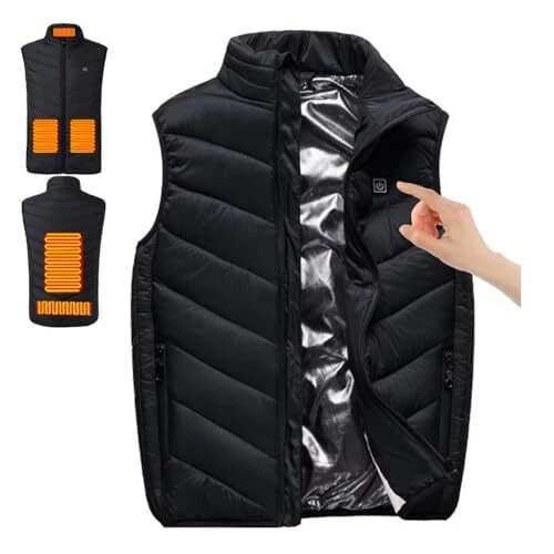 SICHUNL Kids Winter Heated Vest Windproof Lightweight Jacket for Boys Girls W...