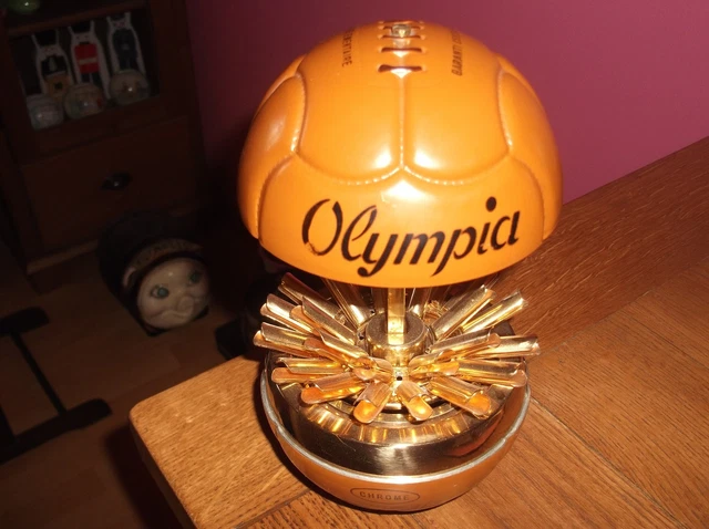 football cigarette holder RARE VINTAGE FOOTBALL Cigarette Holder Dispenser Olympia France £34.99