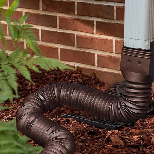 DOWNSPOUT EXTENDER RETRACTABLE Rain Gutter Drainage Drain>` Spout Pipe