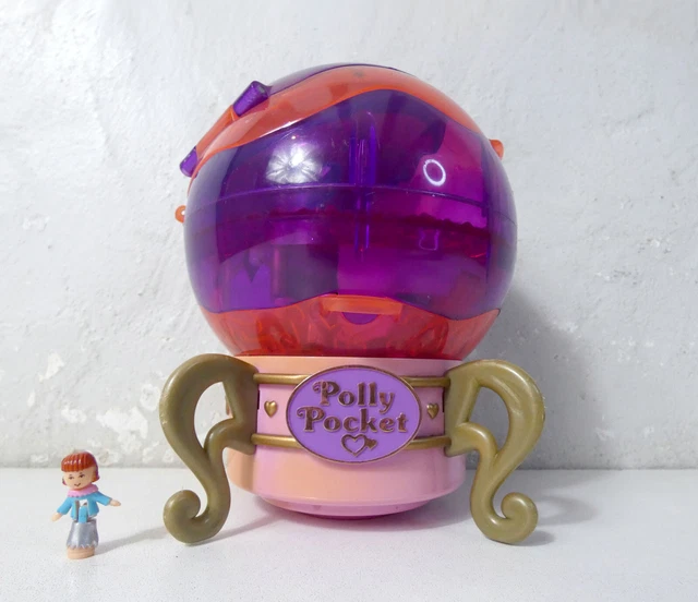 Mini univers - POLLY POCKET - SAC - Neige montage sport d'hiver - BLUEBIRD 1996