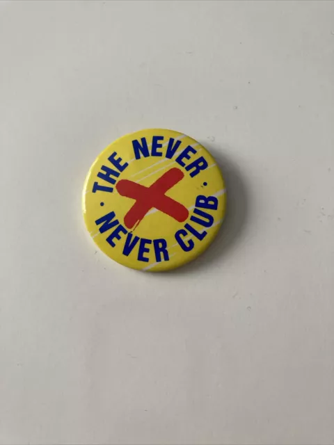 The Never Never Club - Vintage 1980s Police Safety Badge