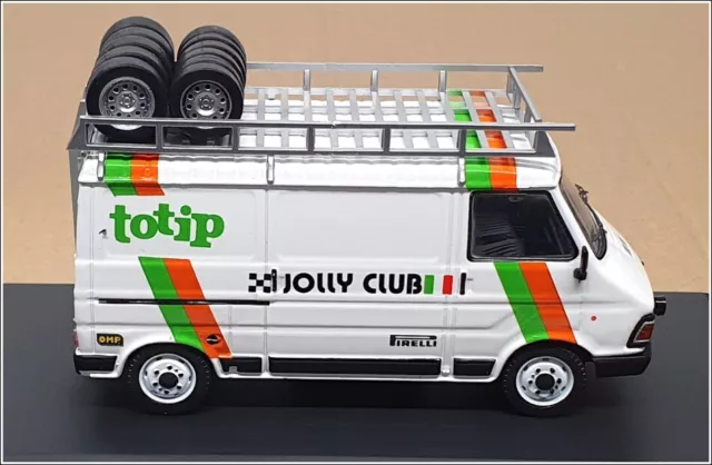 Ixo 1/43 Scale RAC279X - Fiat 242 Assistance Van - Totip Jolly Club 1985 3