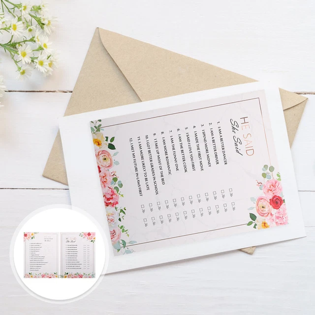 Inkdotpot Piume 50-Pack Perchè Lo Facciamo Matrimonio Doccia Gioco
