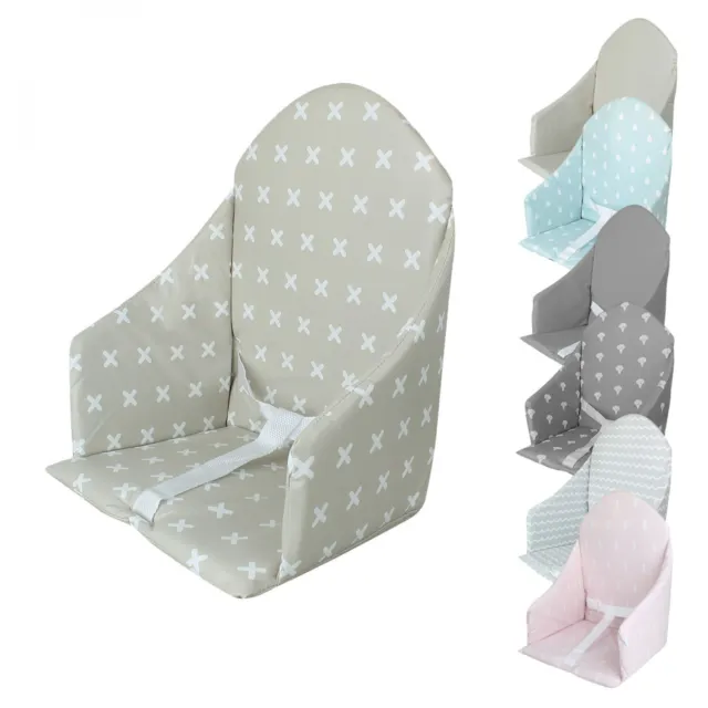 Coussin de confort pour chaise haute bébé enfant gamme ptit - gris souris  gris Monsieur Bebe