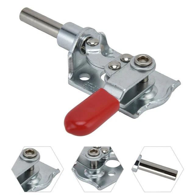 Bouton Agrafe Horizontal Agrafe Pousseur Tirer Attache Rapide Vis Kit Soudure