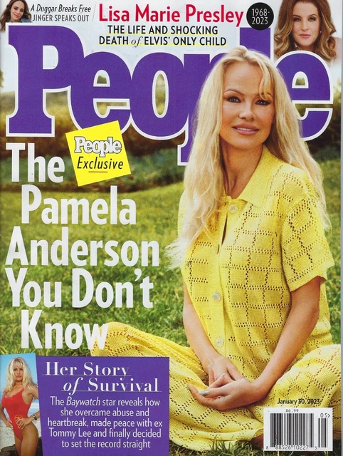 PEOPLE MAGAZINE JANUARY 30th 2023 Pamela Anderson $9.99 - PicClick