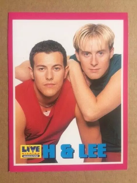 STEPS / H & LEE Original Vintage Live & Kicking Magazine Mini Card