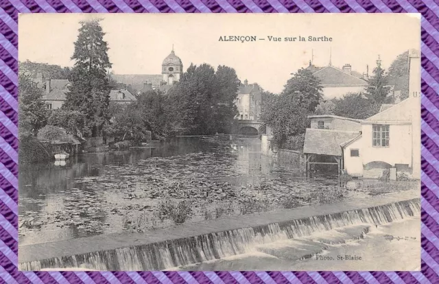 CPA - 61 - ALENÇON - Vue sur la Sarthe