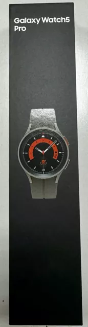 Samsung Galaxy Watch5 Pro SM-R920 45mm Titanium Case with D-Buckle Sport Band -
