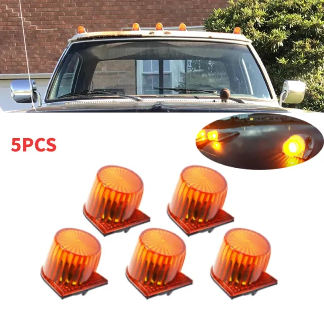 5Pcs Smoked Roof Running Clearance Light For Dodge W100 150 350 D100 150 250