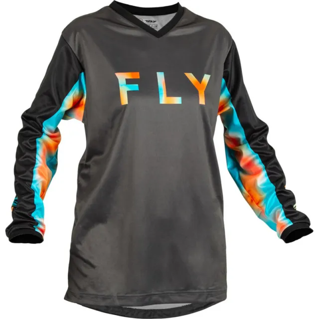 NEW Fly Racing F-16 Grey/Pink/Blue Womens Motocross Dirt Bike Jersey
