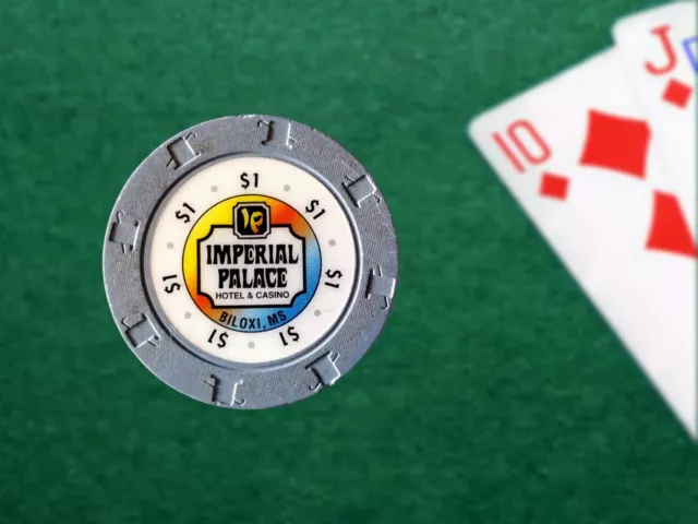 Imperial Palace Hotel & Casino Biloxi MS ~ $1 Poker Chip