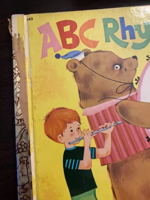 1977 ABC Rhymes A Little Golden Book 59 cents tag