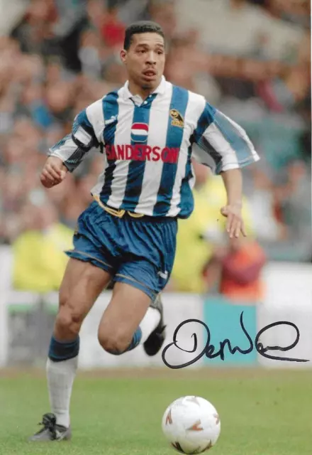 Des Walker Signed Sheffield Wednesday 12 X 8 Inch Action Photo No2