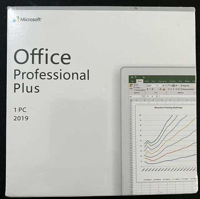 OFFICE 2019 PROFESSIONAL Plus Microsoft Sealed Retail Package|Lifetime ...