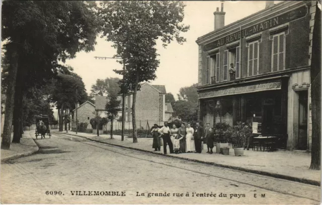 CPA VILLEMOMBLE La Grande Rue entrée du pays (809965)