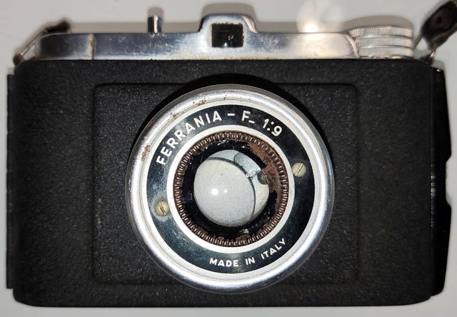Rara Fotocamera Macchina fotografica Ferrania  F 1:9  Vintage Anni 50 6x9