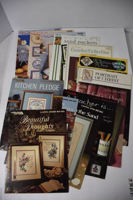LEISURE ARTS Cross Stitch Patterns, Leaflets  Booklet  ~YOU PICK~ Home Theme