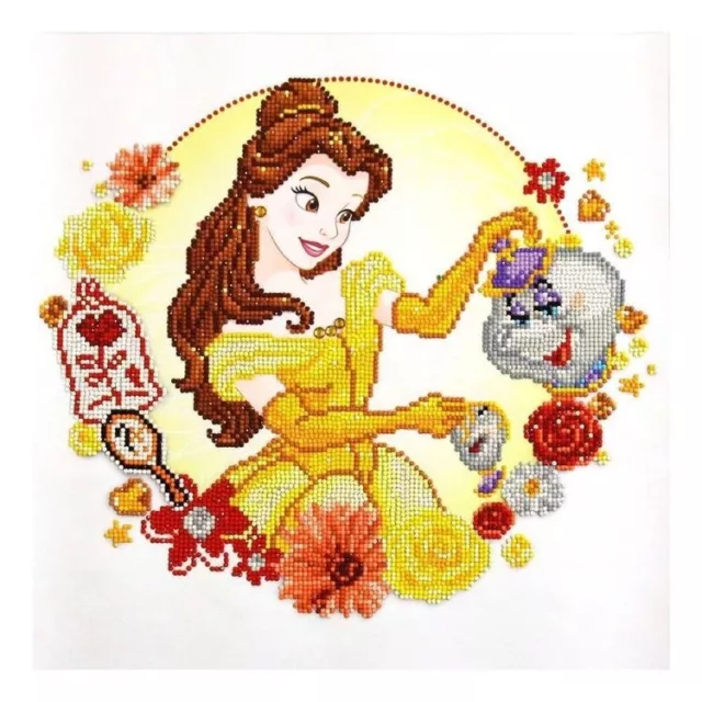 BRAND NEW - DISNEY PRINCESS - Diamond Dotz Belle - Diamond Painting Kit