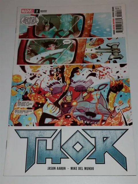 Thor #2 2Nd Printing Variant October 2018 Marvel Comics