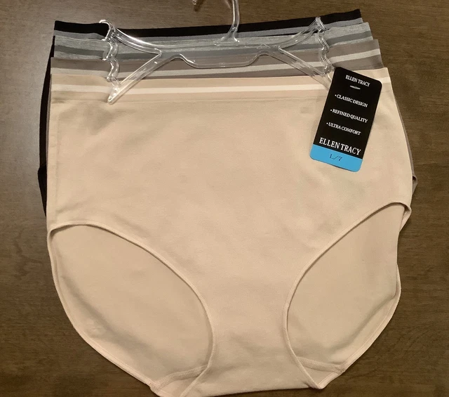 4 PACK ELLEN Tracy Seamless Brief Panties Size 7 Large NWT 51420 $29.99 -  PicClick