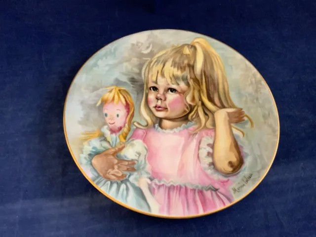 1976 CH Field Haviland Limoges France "Pinky and Baby" Plate