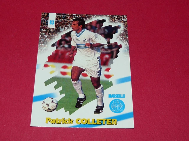Lot Rare Cartes Panini Olympique De Marseille 1997 – Collection Officielle Ligue 1