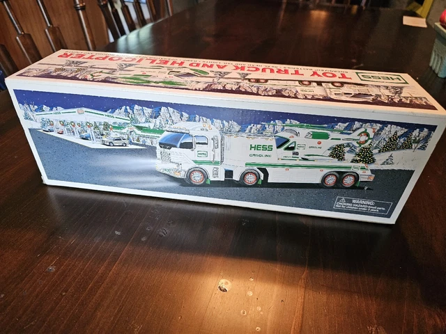 1995 Hess Toy Truck and Helicopter - New in Box