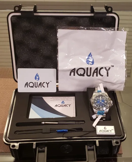Aquacy 1769 Hei Matau Men's Automatic Watch 300M Blue Dial Miyota 9015