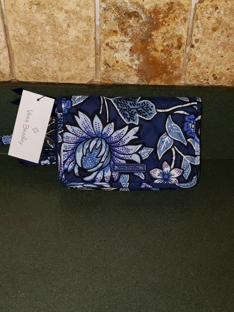 New Vera Bradley Rfid 3 in 1 Wallet Crossbody Tropics Tapestry