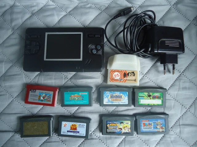 Console Nintendo Game Boy ADVANCE GBA MACRO DS TANK FAT + 9 jeux mario