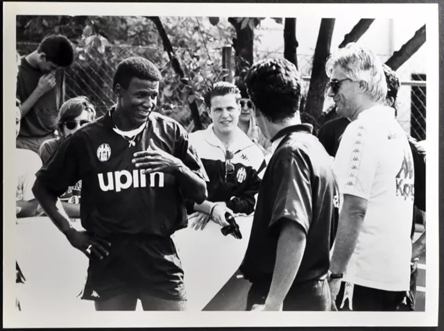 Vintage Press Photo Julio CESAR And Maifredi Juventus 1990 FT 2510 - print