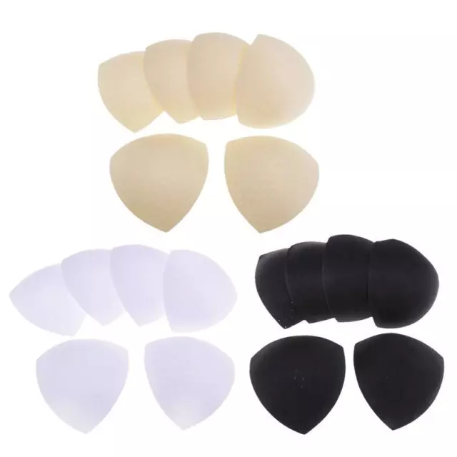 3 Pairs Triangle Sewing In Bra Pad Insert Soft Cup Removable Padded Sponge