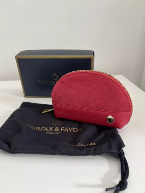 Fairfax and favour sales raspberry coin purse