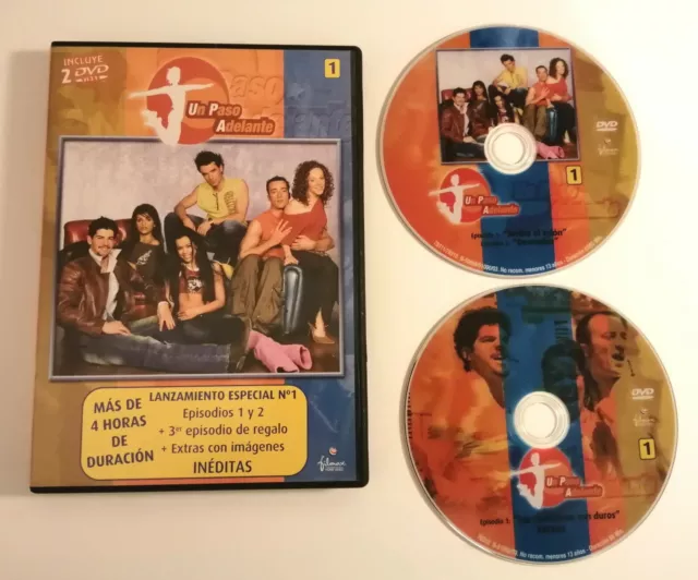 Un Paso Adelante - 2 Dvd - 3 Episodios - Extra Con Imagenes Ineditas - 4 Horas 3